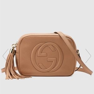 Gucci small leather disco bag